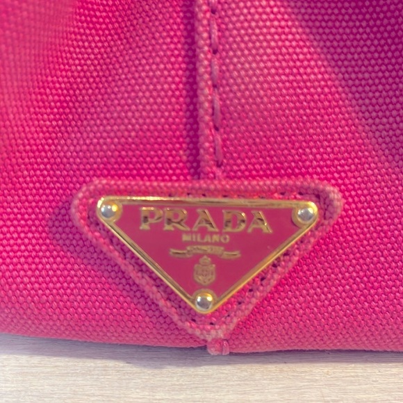 Pink Prada Canapa with authenticity card - Picture 3 of 11